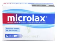 Microlax Sorbitol Citrate Et Laurilsulfoacetate De Sodium S Rect En Récipient Unidose 12récip-unidoses-can/5ml à MONTAIGUT-SUR-SAVE