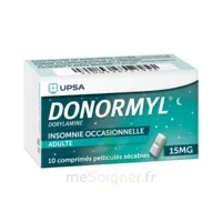 Donormyl 15 Mg Comprimés Pelliculés Sécables T/10 à MONTAIGUT-SUR-SAVE