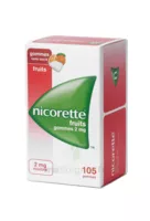 Nicorette 2 Mg Gomme à Mâcher Médicamenteuse Sans Sucre Fruits Plq/105 à MONTAIGUT-SUR-SAVE