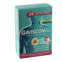 Gavisconell Menthe Sans Sucre, Suspension Buvable 24 Sachets à MONTAIGUT-SUR-SAVE