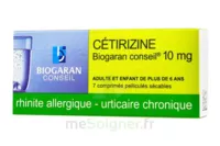 Cetirizine Biogaran Conseil 10 Mg, Comprimé Pelliculé Sécable à MONTAIGUT-SUR-SAVE