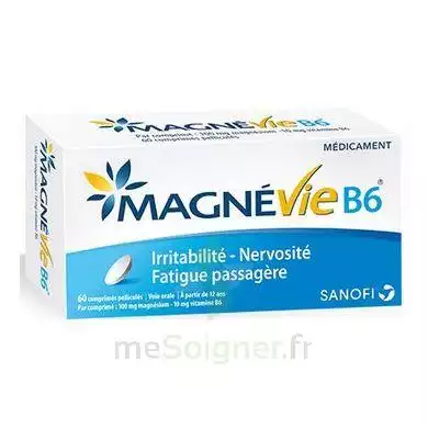 Magnevie B6 100 Mg/10 Mg Comprimés Pelliculés Plaq/60 à MONTAIGUT-SUR-SAVE