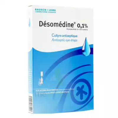 Desomedine 0,1 % Collyre Sol 10fl/0,6ml à MONTAIGUT-SUR-SAVE