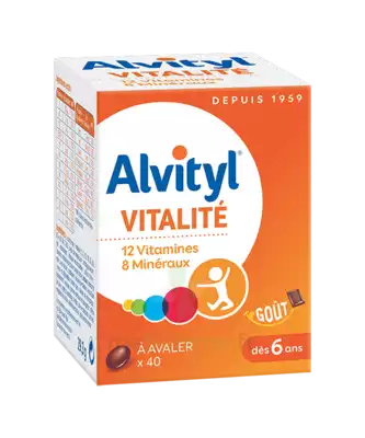 Alvityl Vitalité à Avaler Comprimés B/40 à MONTAIGUT-SUR-SAVE